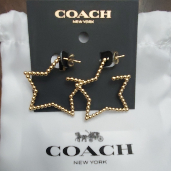 Coach Star 💫 Earrings - Picture 2 of 4